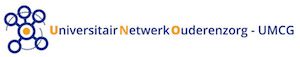 Logo Universitair Netwerk Ouderenzorg UMCG